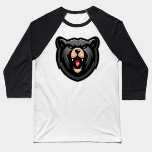 Bear illustration mascot design Baseball T-Shirt